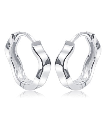 Silver Hoop Earring HO-2623